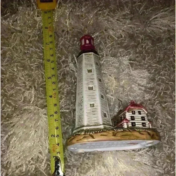 1993 Vintage Sandy Hook Lighthouse - Lefton Lighthouse - New Jersey Geo.Z Lefton - Picture 3 of 4
